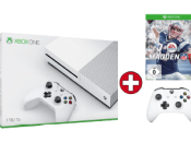 MediaMarkt.de: Gönn Dir Dienstag – MICROSOFT Xbox One S 1TB Konsole inkl. Madden NFL 17 und 2. Controller für 319€