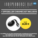 Wuaki.tv: Google Chromecast + Idependence Day – Wiederkehr (HD) *Leihfilm* für 22,99€