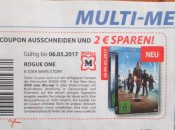 Müller: 2€ GS auf Rogue One – A Star Wars Story (Alle Versionen)