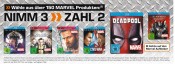 Amazon kontert Saturn.de: 3für2 Aktion auf alle Marvel-Produkte (Filme & Games) bis 30.04.17