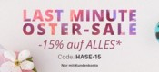 Rakuten.de: Last Minute Oster Sale mit 15% Rabatt auf (fast) alles