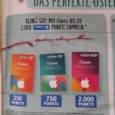 [Offline] REWE: bis zu 20 % Ersparnis auf iTunes-Karten (ab 10.04.17)