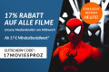 reBuy.de: 17% Rabatt auf alle Filme ab 17€ MBW (30.05. + 31.05.2017)