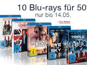 Amazon.de: Neue Aktionen u.a. 10 Blu-rays für 50 EUR (bis 14.05.17)