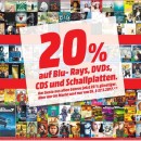 [Offline] Amazon kontert MediaMarkt: 20% Rabatt auf alle Blu-rays, DVDs, CDs und Schallplatten am 26.+27.05.17