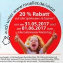 Mueller.de: 20% Rabatt auf Game (gültig am 31.05 und 01.06.17)