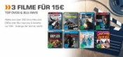 Saturn.de: 3 Blu-ray für 15€ inkl. VSK Aktion mit z.B. Der Patriot, Die 5. Welle, Whiplash, Bad Boys 1+2