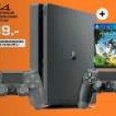 Saturn.de: Mann-Gebote vom 24.05. – 28.05. mit SONY PS4 Slim Konsole 1TB Schwarz + Horizon Zero Dawn + 2 Controller für 269€