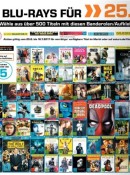 Saturn: 5 für 25€ Multibuy Aktion aus über 500 Blu-ray wählen (25.06. – 16.07.17) z.B. Deadpool, Der Marsianer