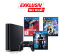 real.de: Sony Playstation 4 mit 1 Terabyte, inklusive Uncharted 4, Driveclub und Rachet & Clank für 279€ inkl. VSK