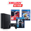 real.de: Sony Playstation 4 mit 1 Terabyte, inklusive Uncharted 4, Driveclub und Rachet & Clank für 279€ inkl. VSK