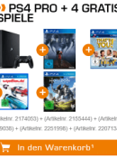 Saturn.de: Technik Festival u.a. mit SONY PlayStation 4 Pro 1TB + 4 Gratis Spiele für 399€ inkl. VSK