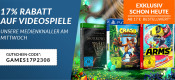 reBuy.de: 17% Rabatt auf Videospiele ab 17€ MBW (gültig bis 23.08.17)