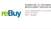 ebay.de / rebuy.de: 10% Rabatt auf Games ab 20€ MBW (bis 07.08.17)