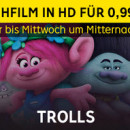 Rakuten.tv: Trolls als Leihfilm in HD für 0,99€ (bis Mittwoch Mitternacht)