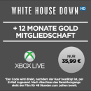 rakuten.tv: 12 Monate Xbox Live Gold + White House Down im HD-Stream für 35,99€