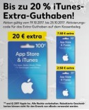 [Lokal] Kaufland: bis zu 20% iTunes Extra Guthaben (vom 19.10. – 25.10.17)