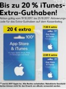 [Lokal] Kaufland: bis zu 20% iTunes Extra Guthaben (vom 19.10. – 25.10.17)