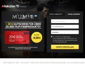 Rakuten.tv: Die Mumie (in HD als Stream) für 14,99€ und 20€ EMP Gutschein