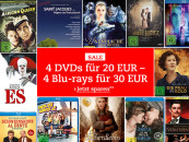 Thalia.de: 4 DVDs für 20€ / 4 Blu-rays für 30€ (bis 29.10.2017)