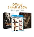 Amazon.it: 3 Titel (Blu-ray oder DVD) auswählen und 50% Rabatt