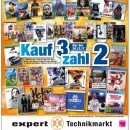 Expert: 3für2 Aktion auf CD, DVD, Blu-ray & Games am 29. & 30.12.