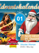 Mueller.de: Türchen Nr. 1 – Wonder Woman Blu-Ray für 12,99€/DVD für 10,00€