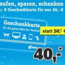 Conrad.de: 50€ Conrad Geschenkkarte für 40€ kaufen (offline am 15.12. + 16.12.2017)