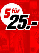 MediaMarkt.de: 5 Blu-ray Filme für 25€ – Wählen Sie aus über 100 Filmen (30.12. – 02.01.2018)