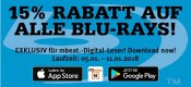 Mueller.de: 15% Rabatt auf alle Blu-rays und 4K UltraHD’s (05.01 – 11.01.18)