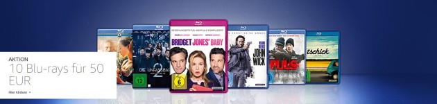 Amazon.de: Oscar Filme reduziert & 10 Blu-rays für 50 EUR (bis 25.02.18)