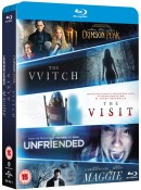 Zoom.co.uk: The Witch + Crimson Peak + Maggie + The Visit & Unfriended [Blu-ray] für 8,20€ inkl. VSK