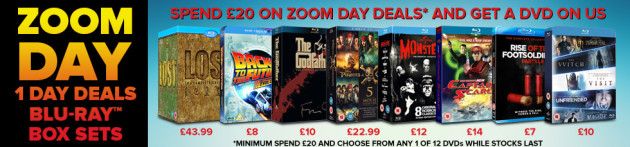 Zoom.co.uk: Zoom-Day mit etlichen Angeboten z.B. Mummy/Wolfman/Dracula Complete Legacy Collection für jeweils 15 Pfund