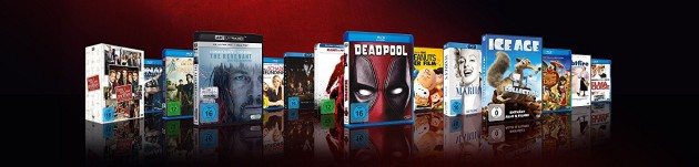 Amazon.de: 15% Rabatt auf über 1.200 Blu-rays und DVDs (bis 27.05.18)