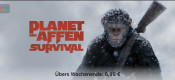 iTunes: Div. 4K Titeln wie z.B. Planet der Affen – Survival für 6,99€