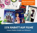 Rebuy.de: 15% Rabatt auf Filme ab 20€ MBW (bis 09.05.18)