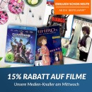 Rebuy.de: 15% Rabatt auf Filme ab 20€ MBW (bis 09.05.18)