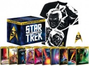 Media-Dealer.de: Star Trek I-X – Steelbook Collector’s Box inkl. Anstecknadel + T-Shirt (Blu-ray) für 47,77€ + VSK