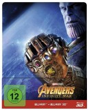 Dodax.de: Avengers: Infinity War 3D (Steelbook) [3D Blu-ray + Blu-ray] für 15,92€ inkl. VSK