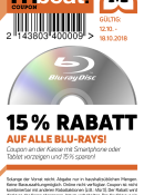 Mueller.de: 15% Rabatt auf alle Blu-rays (12.10 – 18.10.18)