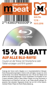 Mueller.de: 15% Rabatt auf alle Blu-rays (12.10 – 18.10.18)