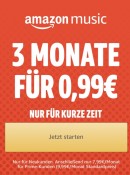 Amazon Music Unlimited: Drei Monate Streaming für nur 99 Cent