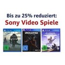 Amazon.de: Tagesangebot – Bis zu 25% reduziert: Sony Video Spiele