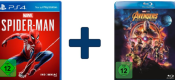 real.de: Spider-Man [PS4] + Avengers Infinity War [Blu-ray] für 37,99€ inkl. VSK