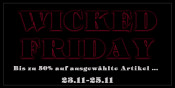 wicked-shop.com: WICKED FRIDAY – Bis zu 50% auf ausgewählte Artikel im Wicked Vision Shop!