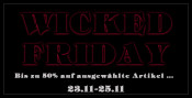 wicked-shop.com: WICKED FRIDAY – Bis zu 50% auf ausgewählte Artikel im Wicked Vision Shop!