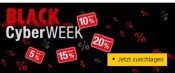 Buecher.de: BLACK-CYBER-Week mit div. Gutscheincodes (bis 26.11.18)