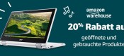 Amazon.de: 20% Rabatt auf alle Amazon Warehouse Deals (gültig vom 19.11.-26.11.2018)