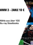 Saturn.de: 3 Steelbooks für 18€ inkl. VSK (18.04. – 23.04.19)