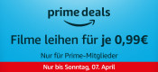 Amazon Prime Deals: Filme leihen für 0,99€ (bis 07.04.2019)